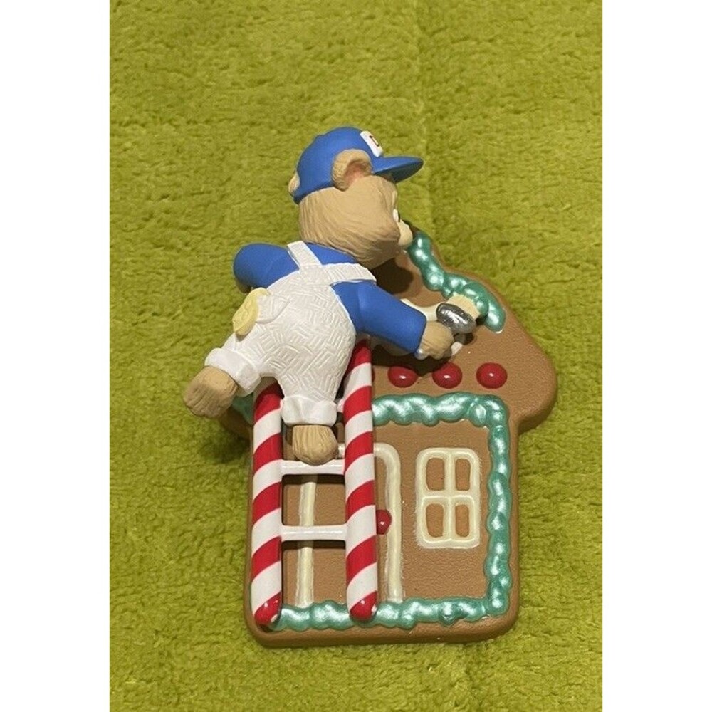 Hallmark Keepsake Christmas Ornament Dad Bear Painting House Ladder Holiday Gift